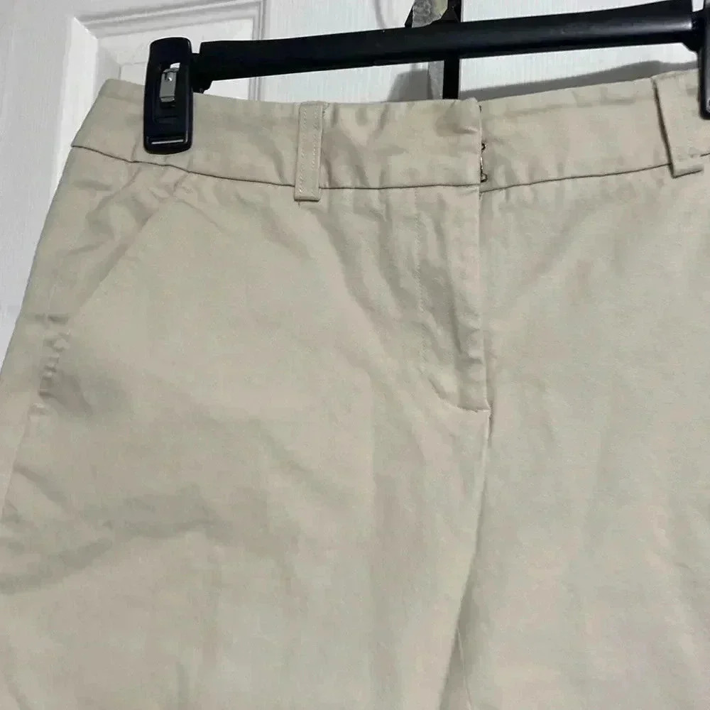 J McLaughlin khaki tan active wear casual shorts size 0 - Picture 4 of 9